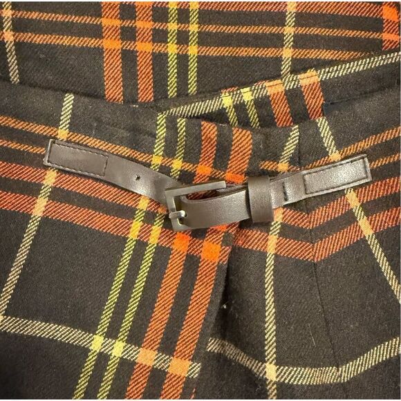 Josephine Chaus Women’s Wool Blend Plaid Wrap Skirt Sz. 12. Schoolgirl Academic - Picture 3 of 5